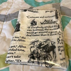 Alice in Wonderland brand new NWT in bag infinity scarf